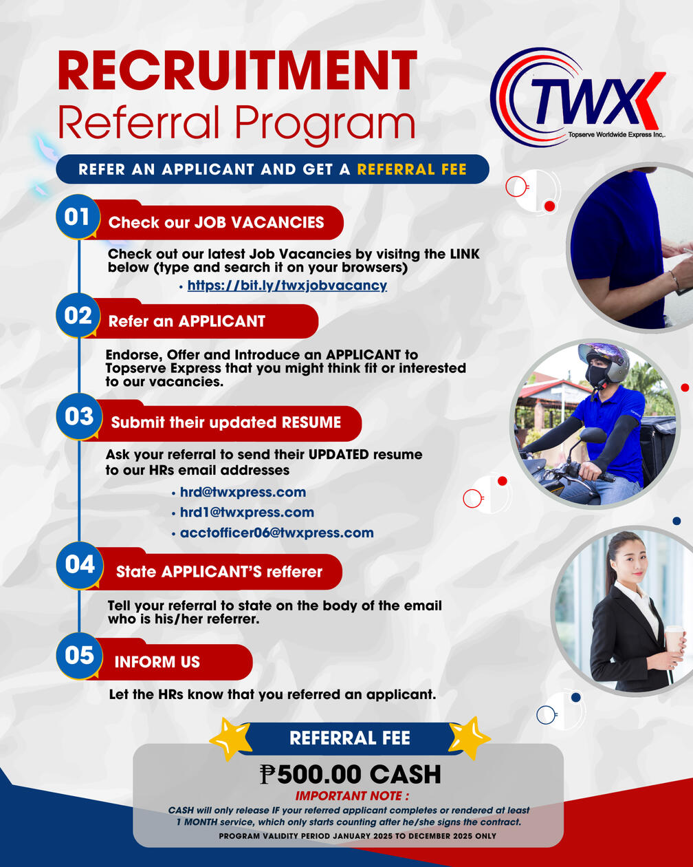 APPLICANTS REFERRAL SYSTEM